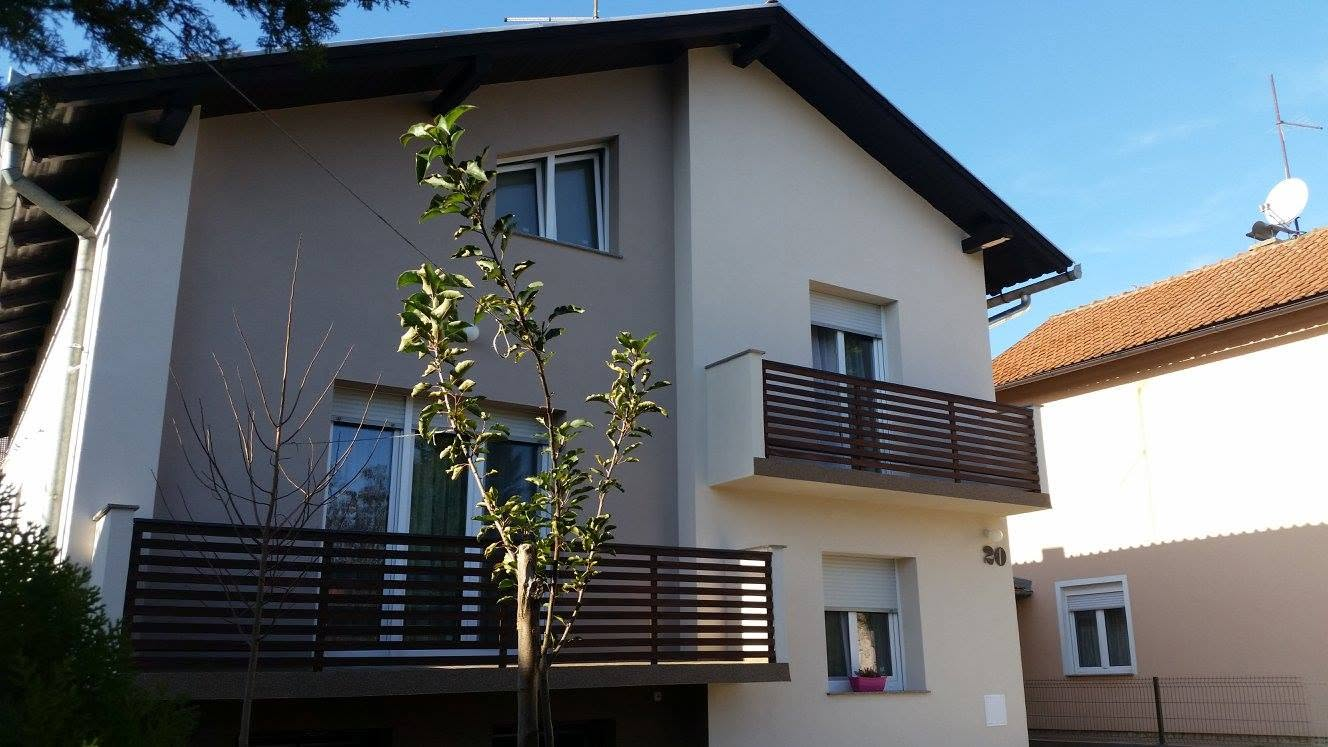 Završena fasada obiteljske kuće, izvedeni radovi